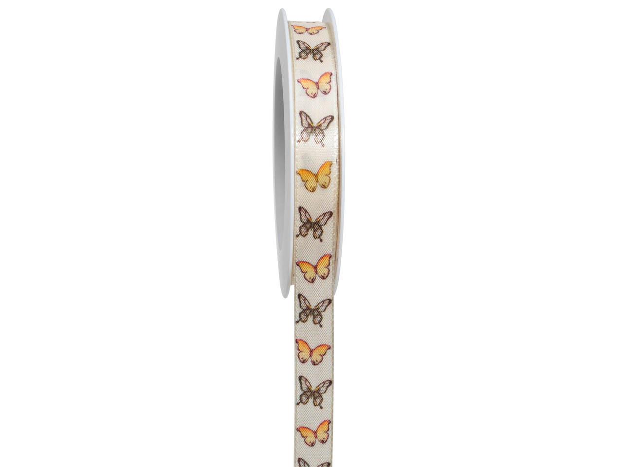 Band Butterfly 15 mm 18 Meter hellgelb 12