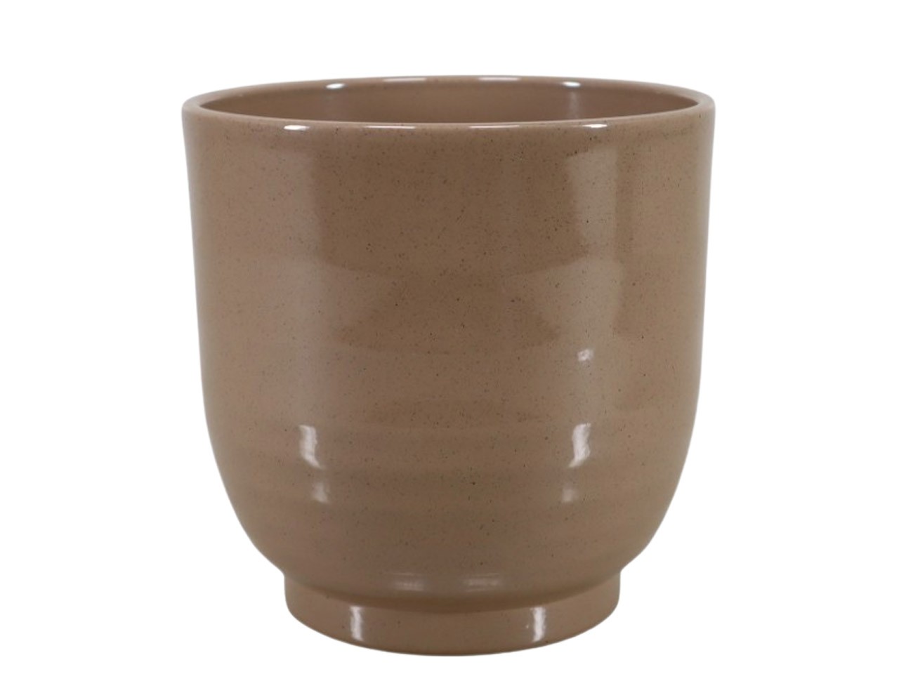 Keramikübertopf Form 685 braun-stone D24cm