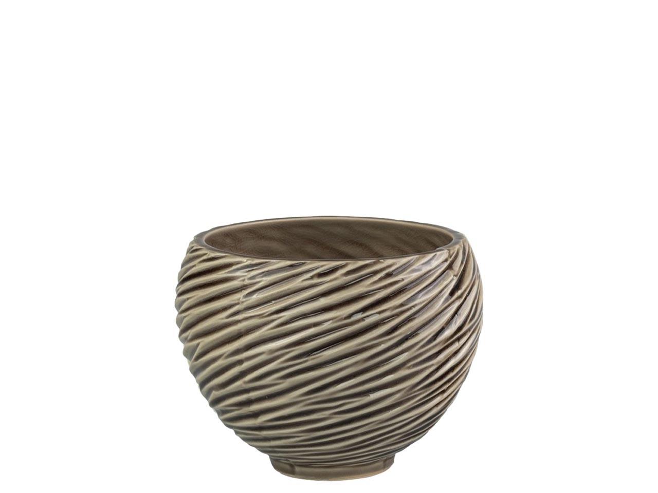 Pflanztopf Keramik braun D17(Öffnung D13,5)cm