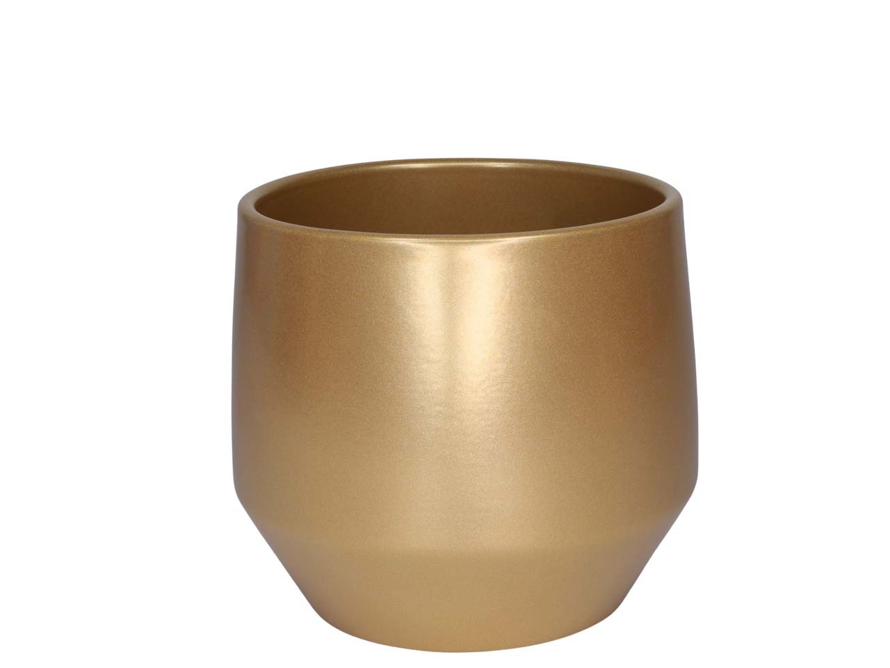 Übertopf Keramik perlgold D18cm
