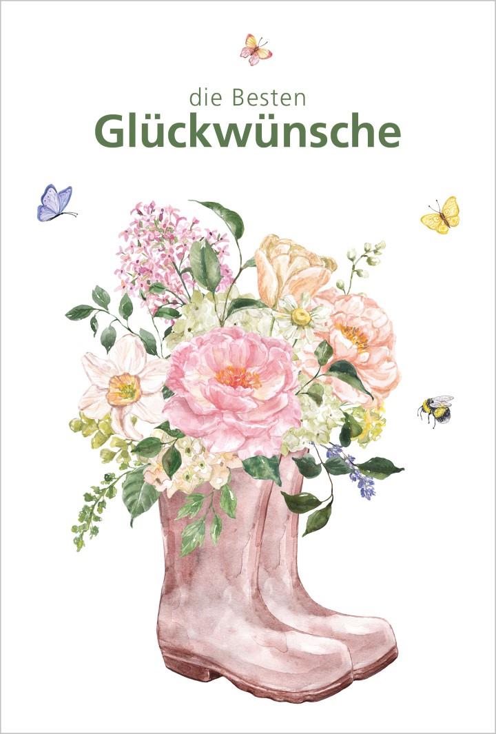 Glückwunschkarten Die besten Glückwünsche 11,5x17 cm