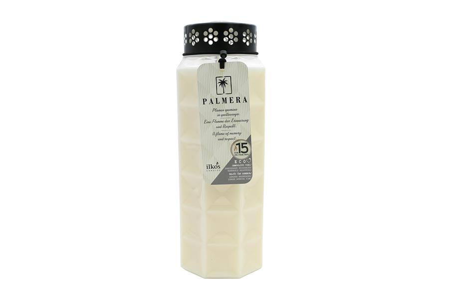 Grablicht Gedenkkerze 15 Tage Palmera white  NETTO