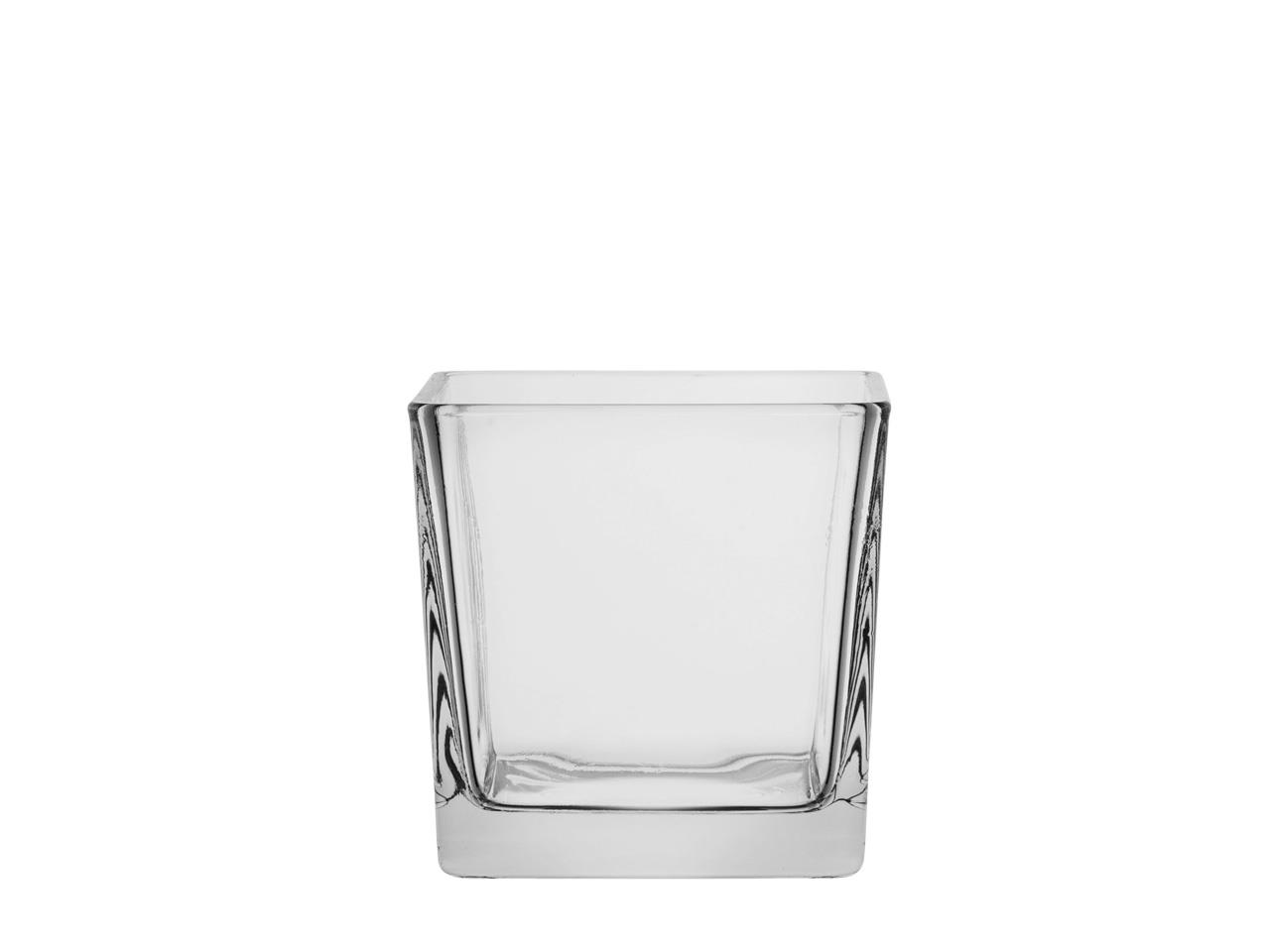Glasübertopf quadratisch 10x10x10cm NETTO