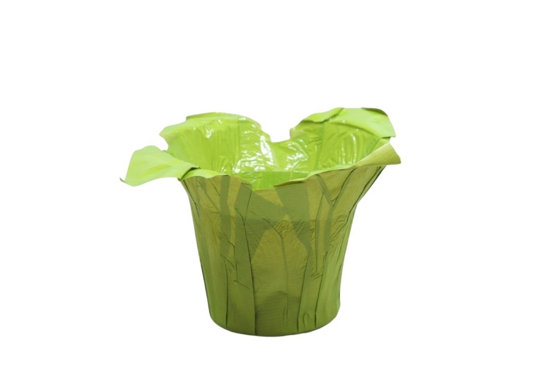 Deco Wraps wasserfest grün D13xH12cm