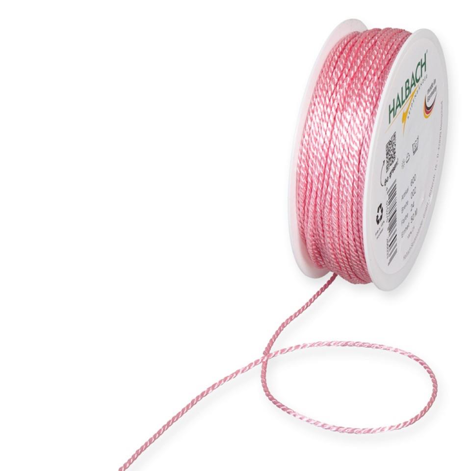 Kordel 2mm rosa 24