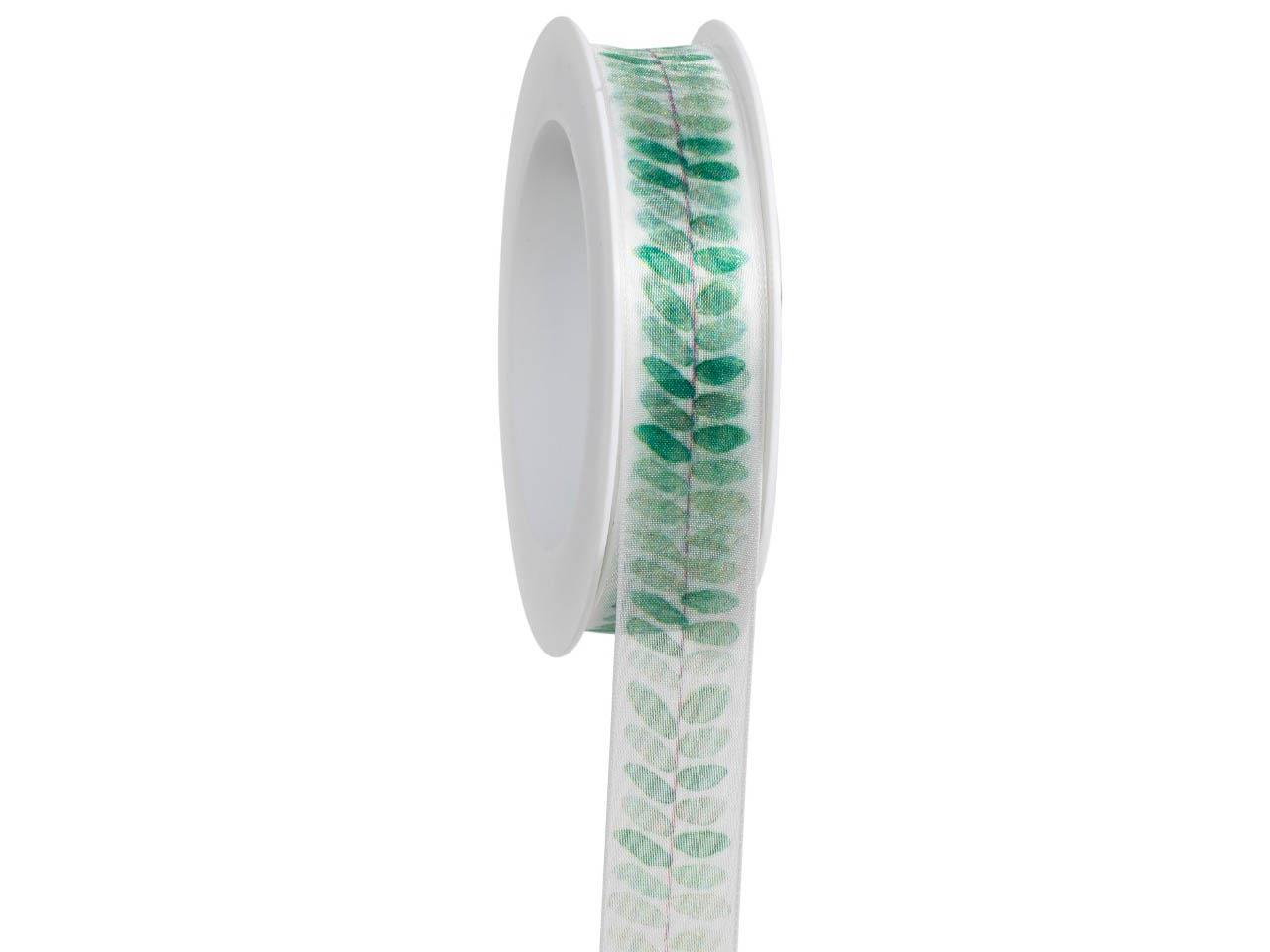 Band Blätterkranz 25 mm 18 Meter 543 lindgrün Band Blätterkranz 25 mm 18 Meter 543 lindgrün