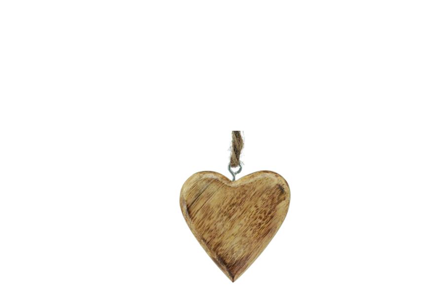 Hänger Herz Holz natur D10x1,5cm Stärke Hänger Herz Holz natur D10x1,5cm Stärke