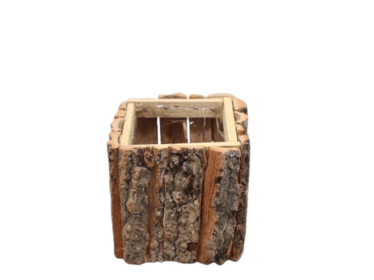 Rindenwürfel natur D15cm