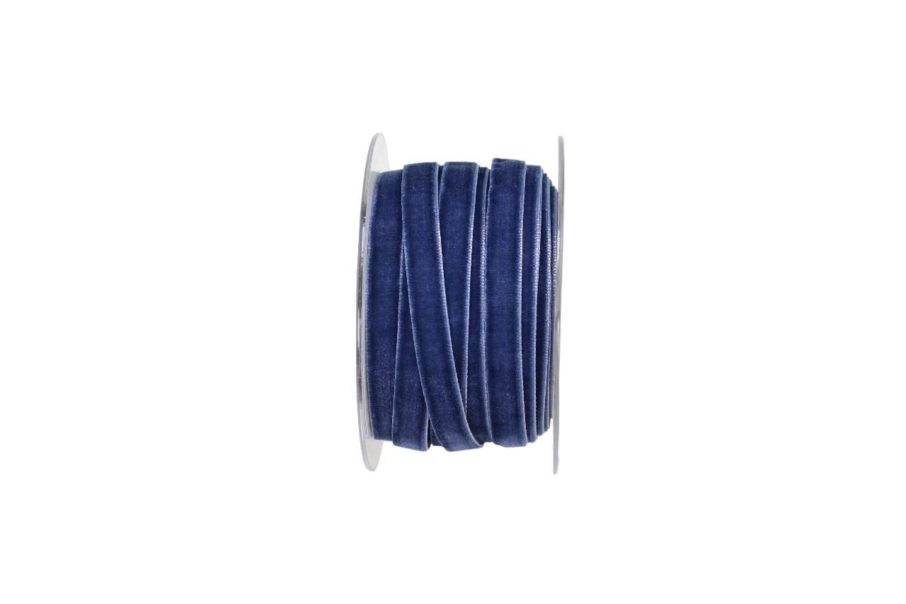 Band Velvet 10 mm 20 Meter rauchblau