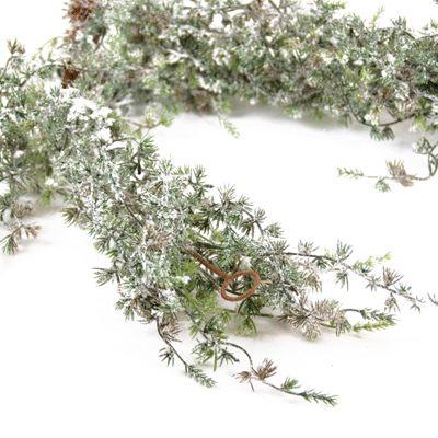 Zuckerfichten Girlande m. Schnee L180cm Zuckerfichten Girlande m. Schnee L180cm