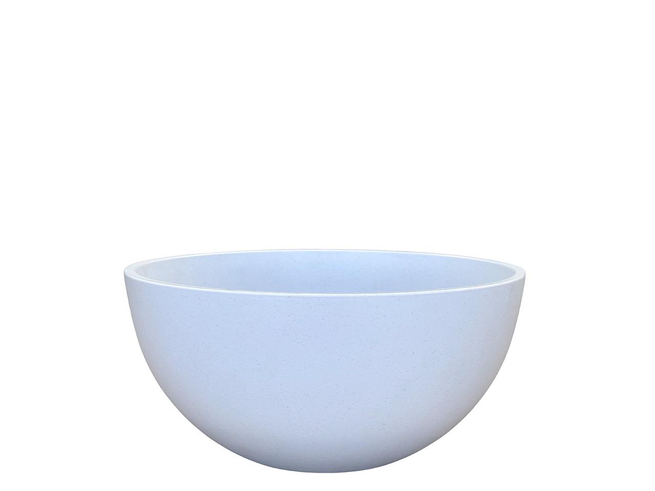 Schale rund Plastik creme-weiss D25xH12cm