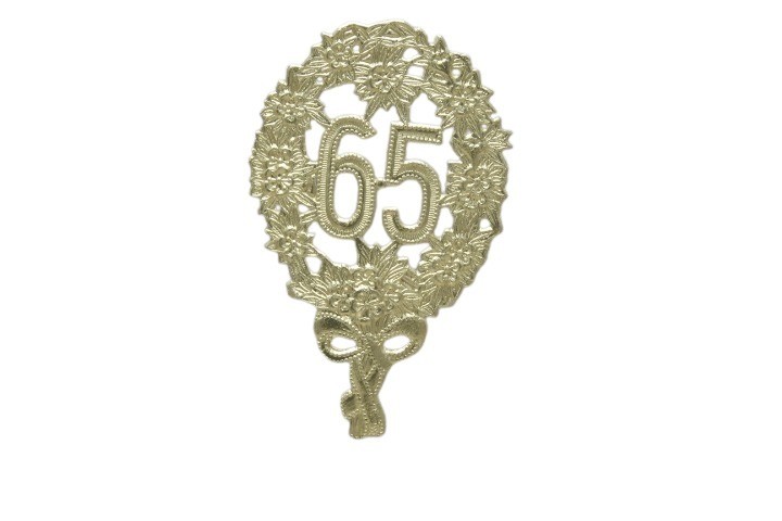 Jubiläumszahlen 65