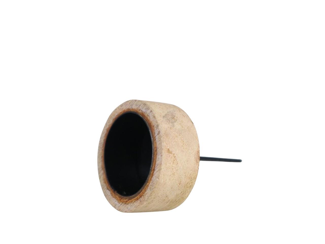 Teelichthalter m. Stecker D5,5xH9cm