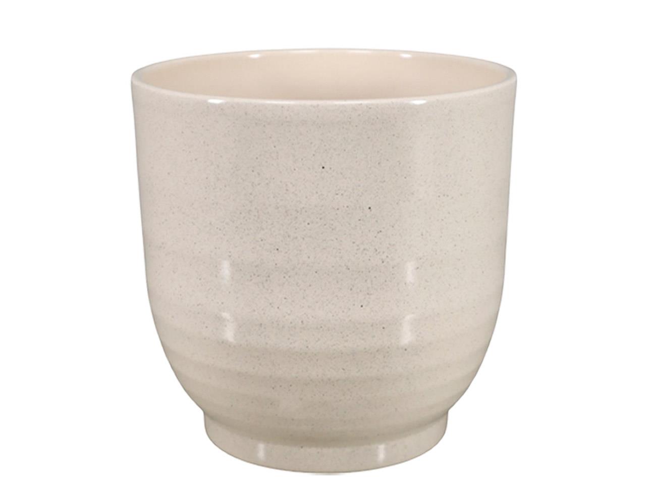 Keramikübertopf Form 685 beige-stone D24cm