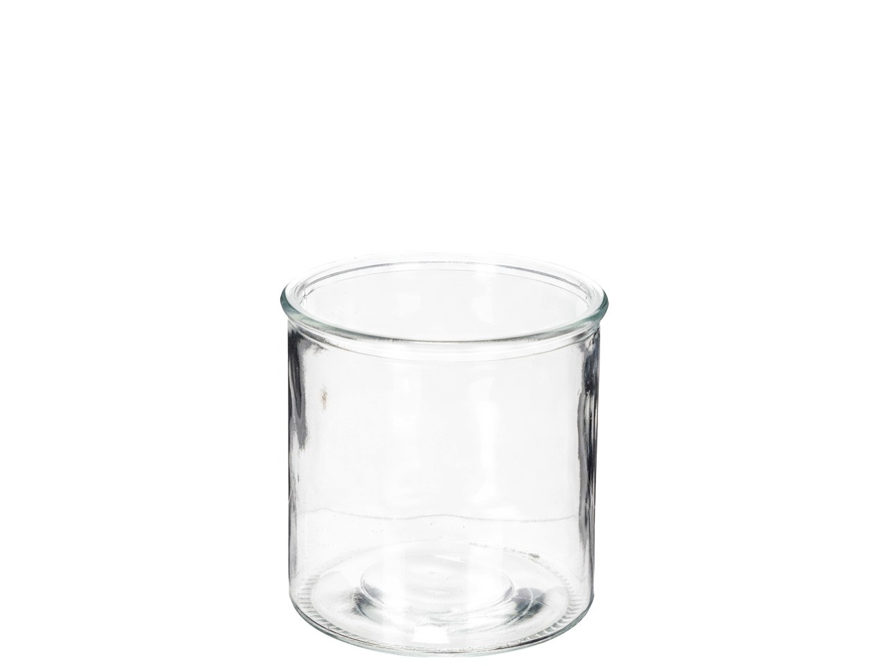 Glaszylinder m. Rand klar D08xH08cm NETTO