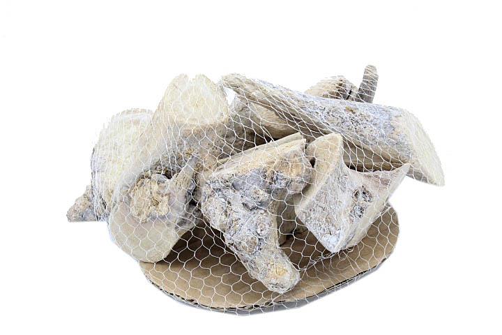 Holzstücke 500gr., gekalkt