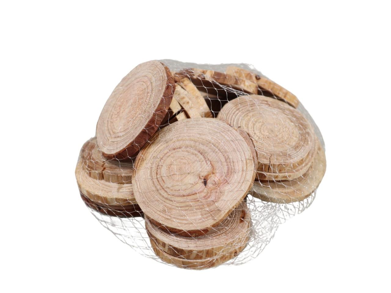 Baumscheiben Holz natur D5,5-7,5cm 300g