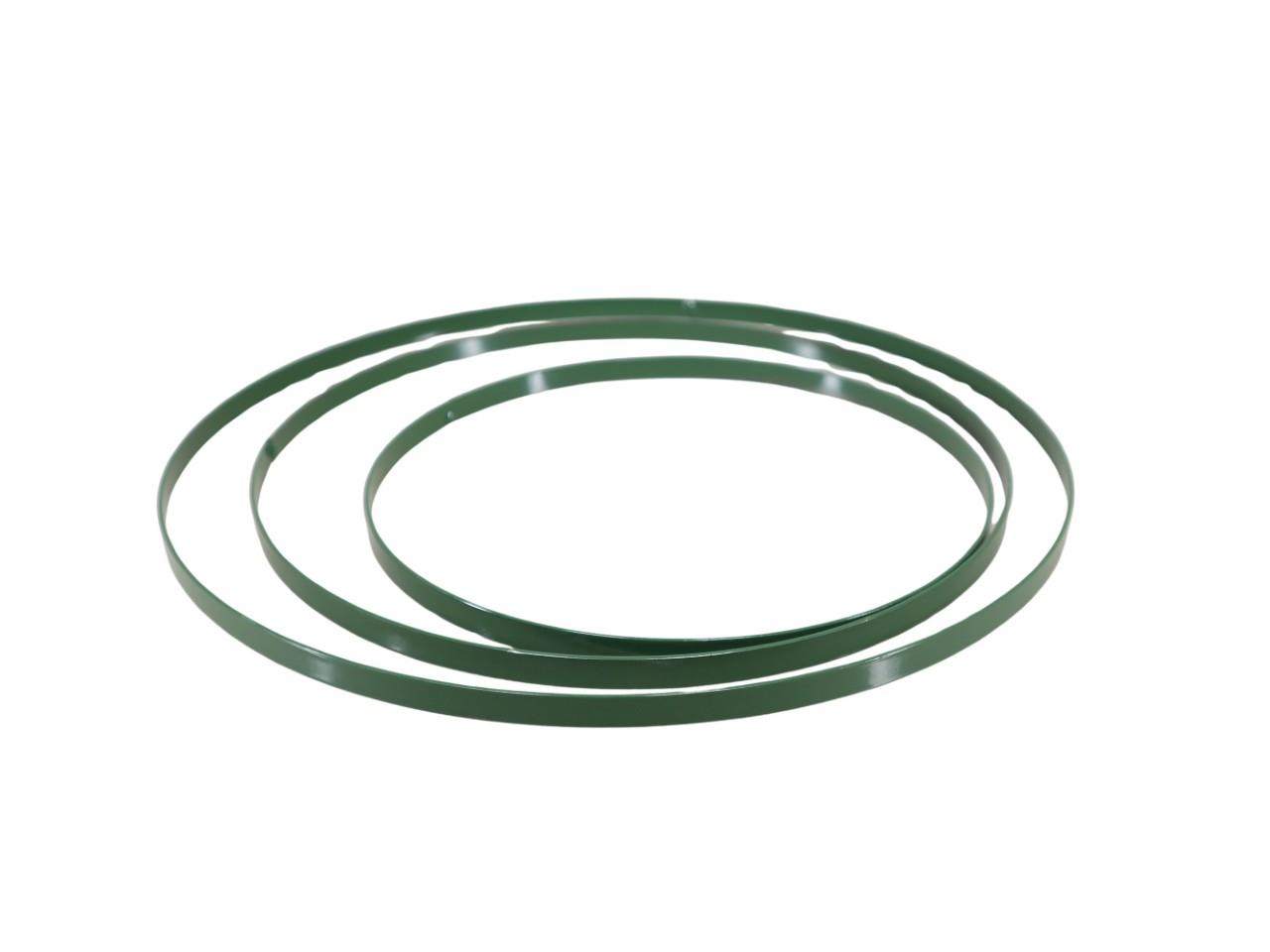 Metallringe Set/3 Metall grün D30/25/20cm Metallringe Set/3 Metall grün D30/25/20cm