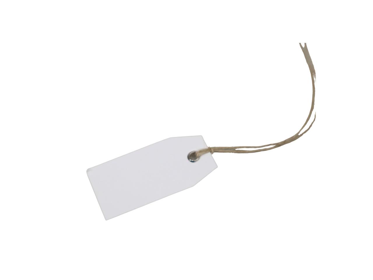 Hänge-Etikett KARTON weiss 50x80 mm 100 Stück NETTO Hänge-Etikett KARTON weiss 50x80 mm 100 Stück NETTO