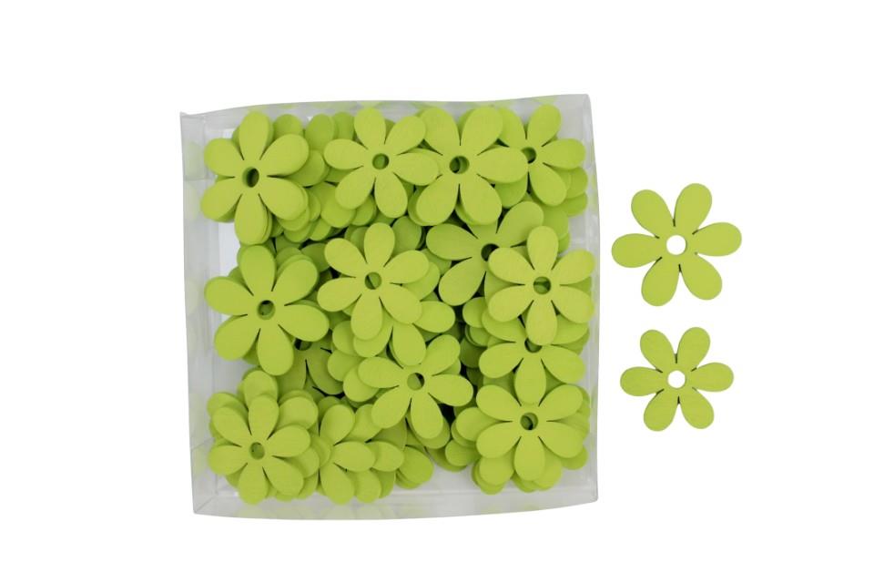 Blütenstreuer Laura Holz grün D4+3cm