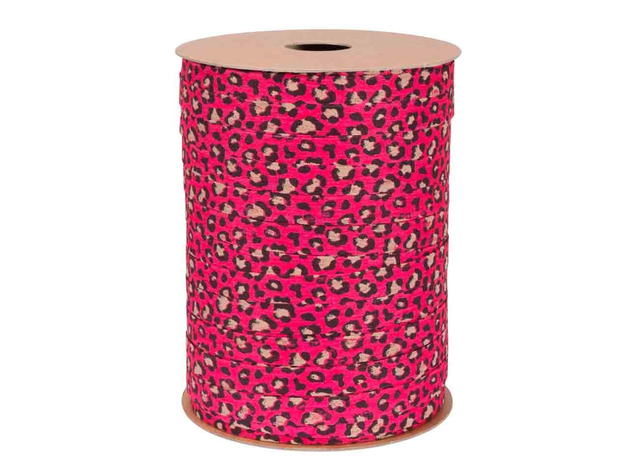 Band Jungle Mood 10 mm 100 Meter auf Pappspule pink 241