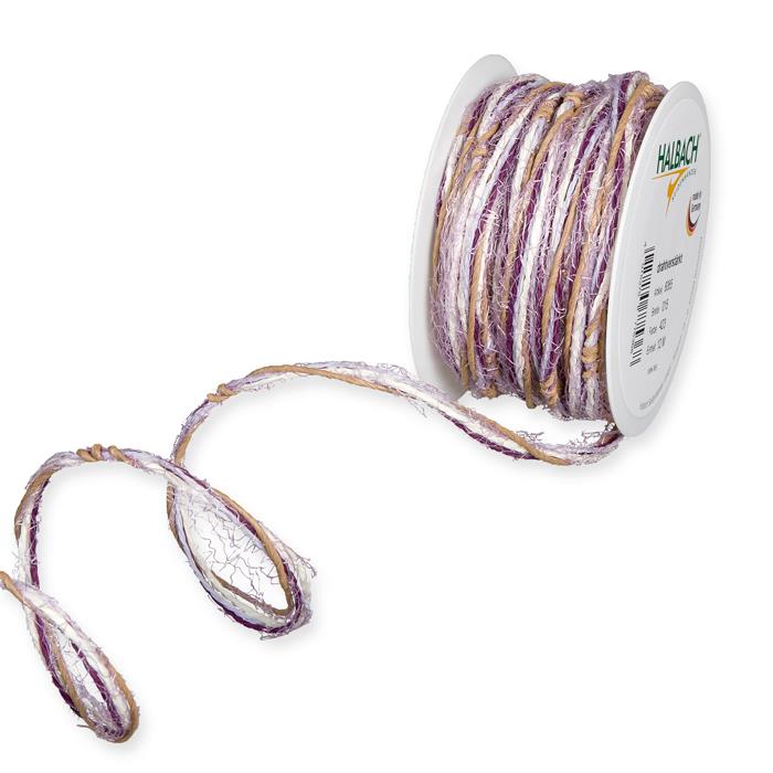 Kordel Materialmix 15 mm flieder 423