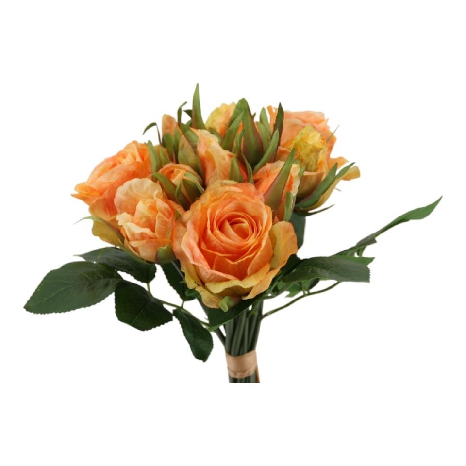 Rosenbund x 12,  30 cm orange