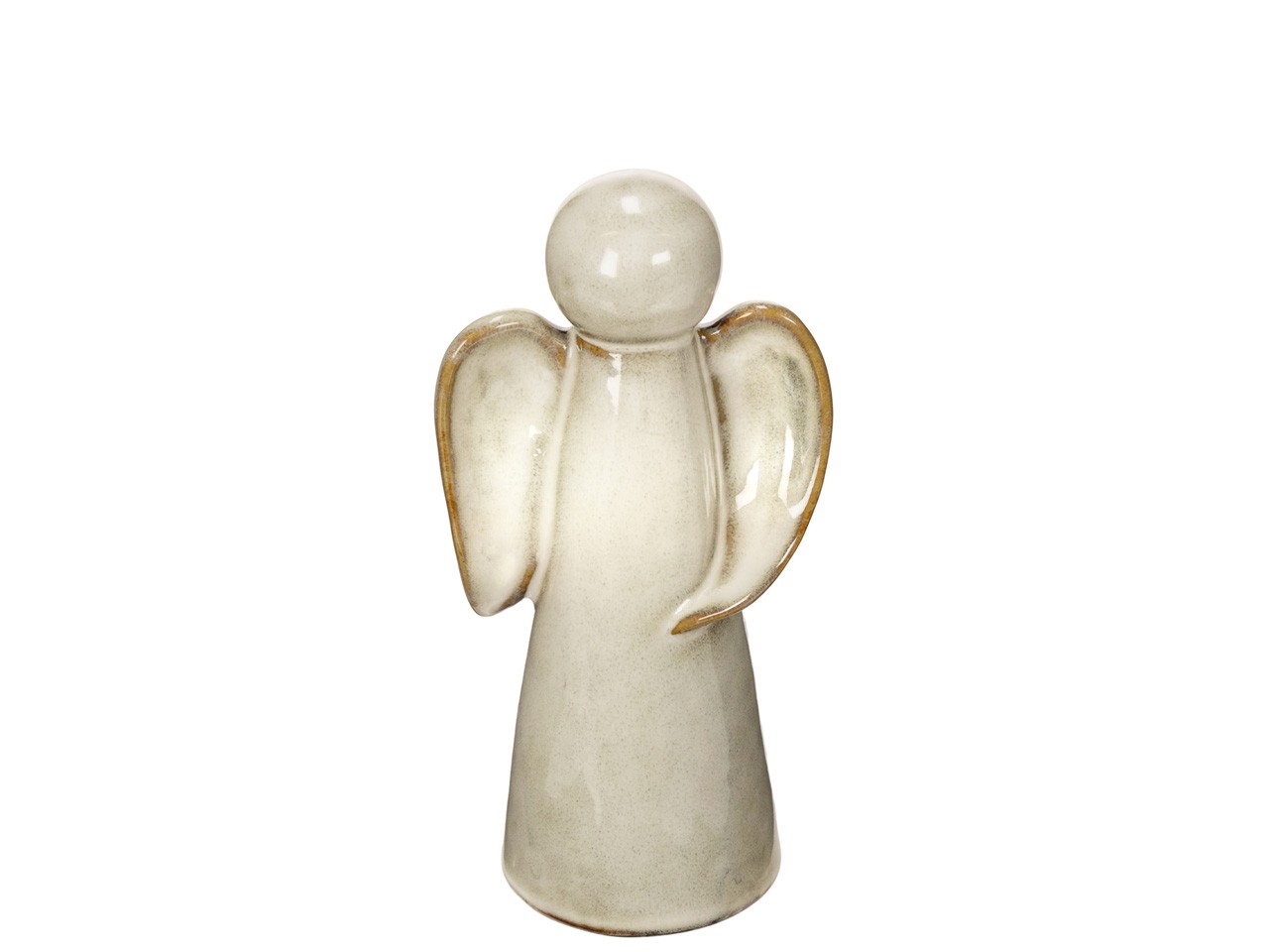 Engel Keramik cream H17,5cm