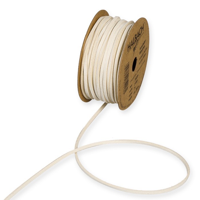 Kunstleder-Bändchen 3 mm 20 Meter sand 71