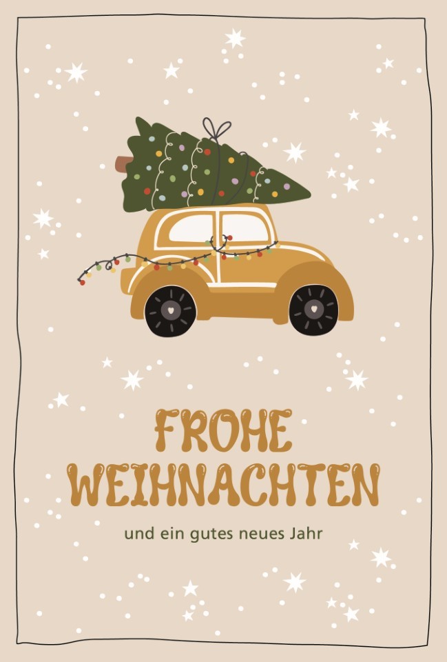 Glückwunschkarten Weihnachten  11,5x17 cm