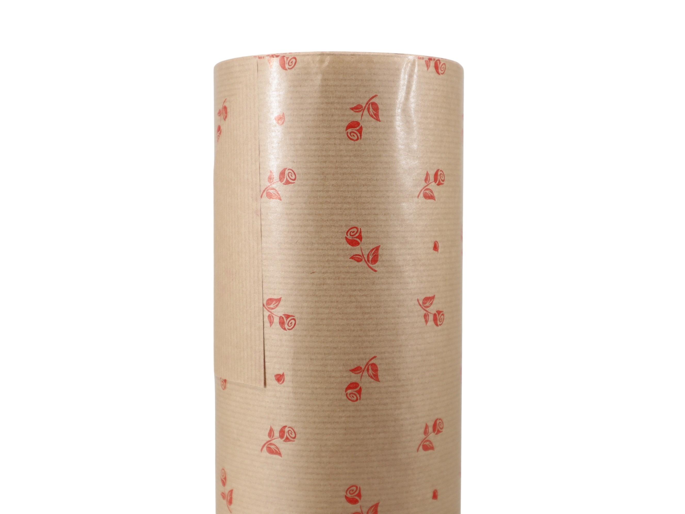Manschettenpapier 25cm 100lfm Rosalie rot/natur NETTO