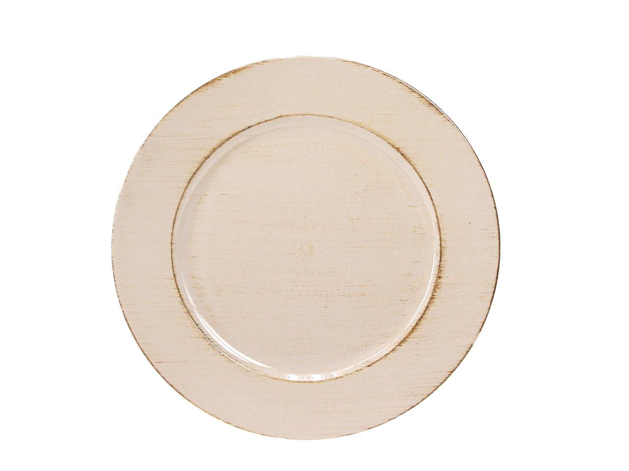 Teller KARA Kunststoff creme D33cm