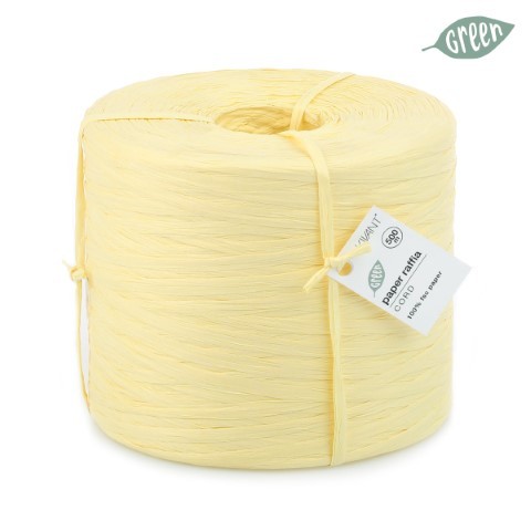 Paper Raffia 5 mm 500 Meter vanille 50