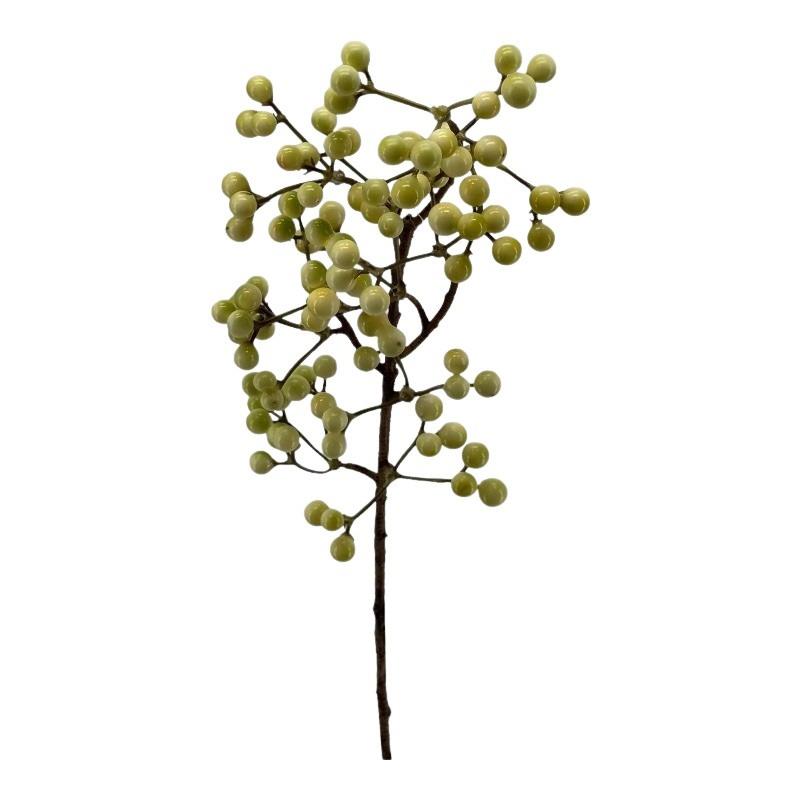 Beerenzweig  cream-grün L45cm