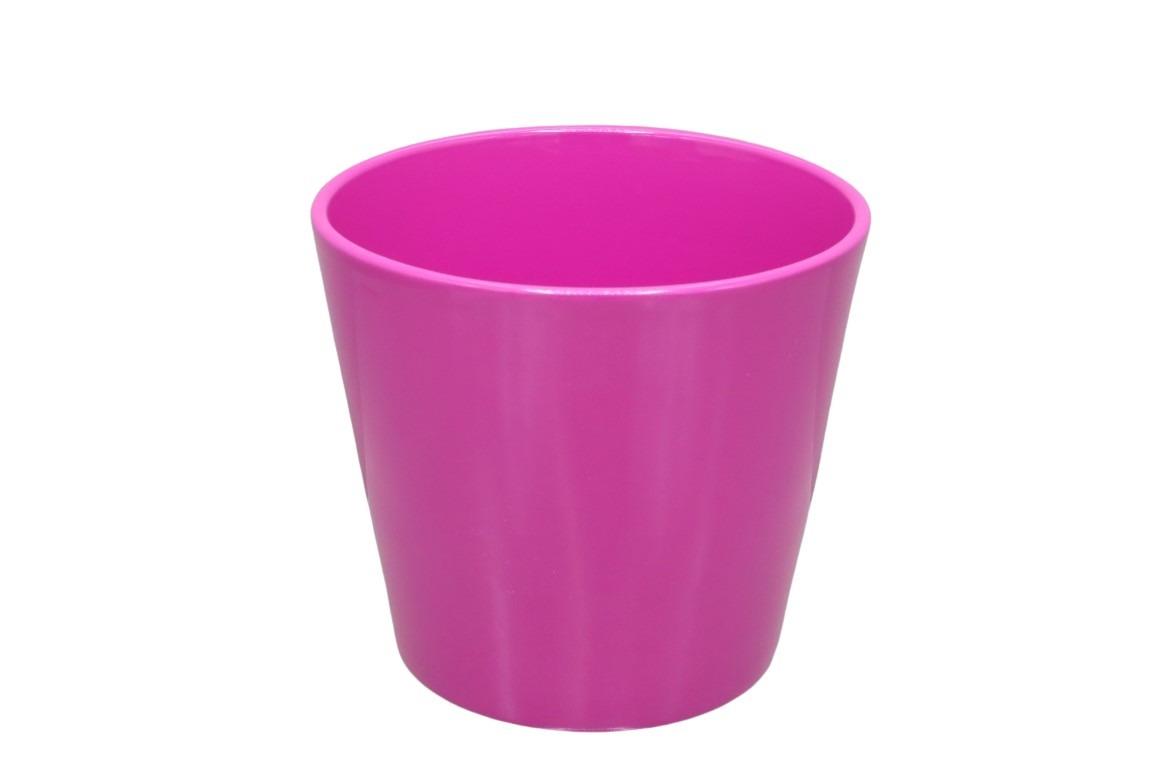 Keramikübertopf Serie 440 19cm fuchsia glanz
