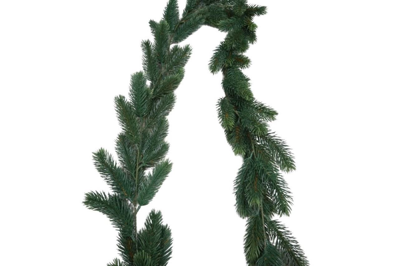 Tannengirlande x 102Spitzen, 180cm plastik grün Tannengirlande x 102Spitzen, 180cm plastik grün