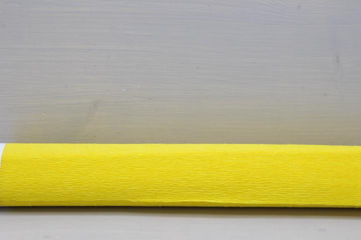 Kreppapier 50cm x 250cm gelb