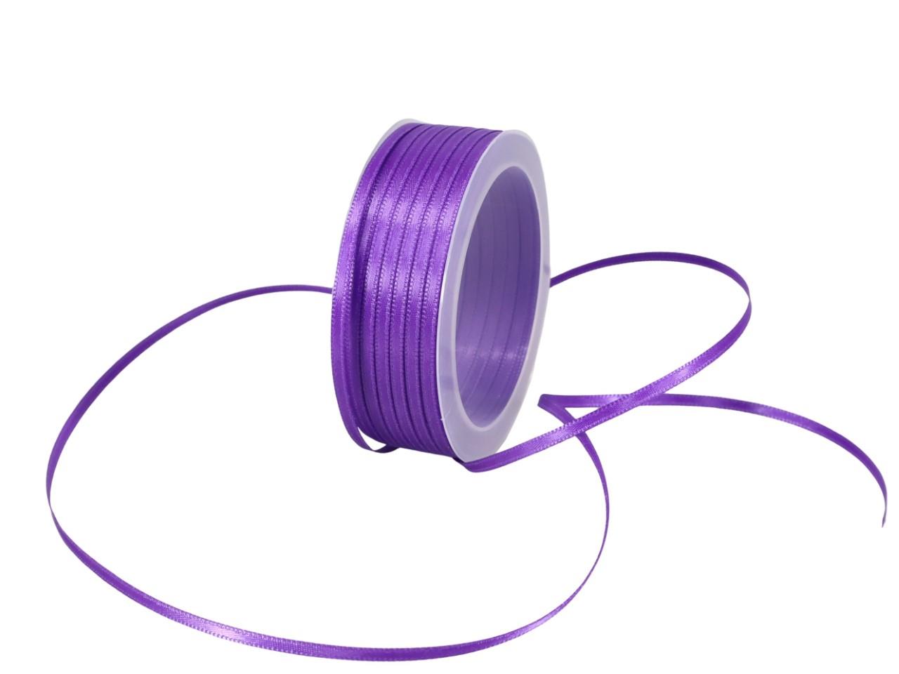 Satinband 3 mm 50 Meter lila 620 Satinband 3 mm 50 Meter lila 620