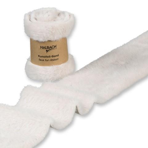 Kunstfell-Band 10x90 cm off-white 70 Kunstfell-Band 10x90 cm off-white 70