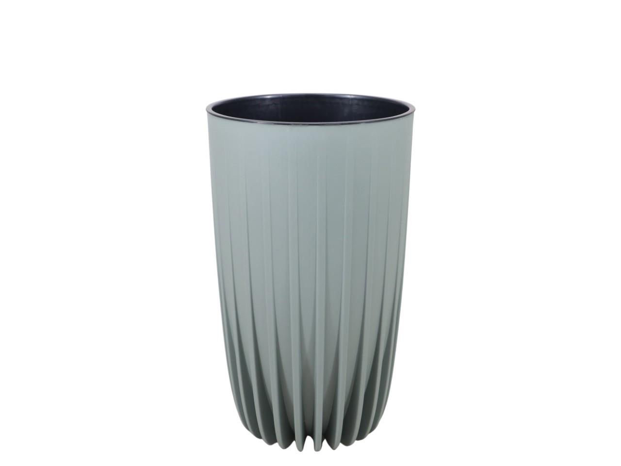 VASE Misa-MIRA D25H42cm khaki extra Einsatz 984-87