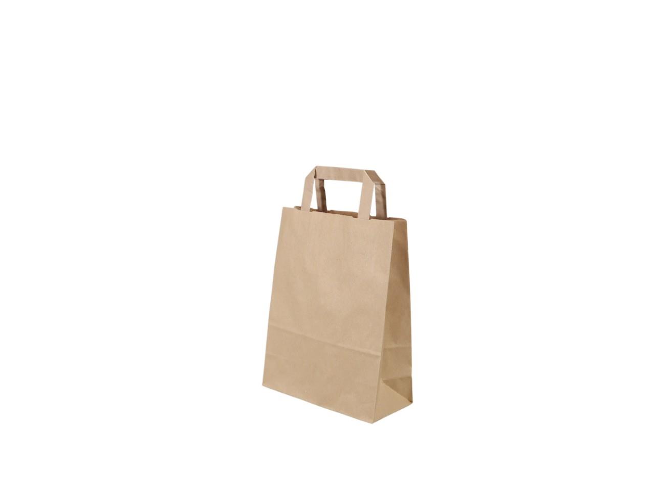 Papiertragetaschen 220x100x280 braun NETTO Papiertragetaschen 220x100x280 braun NETTO
