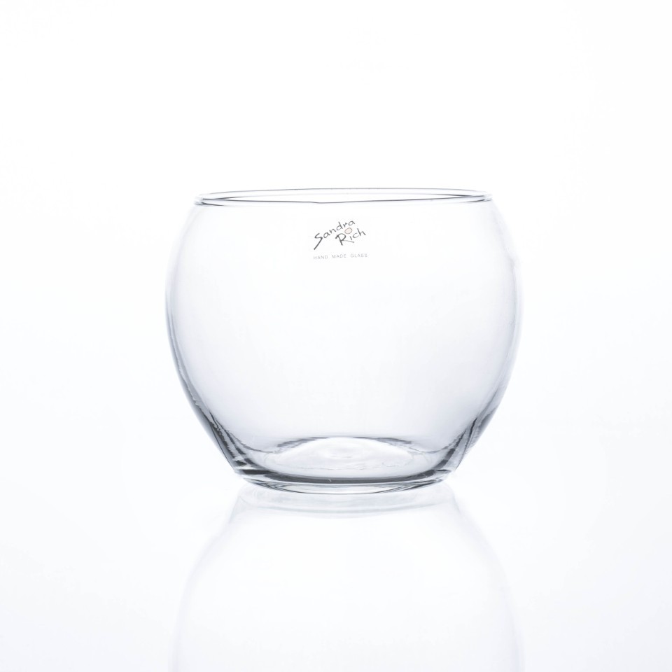 Kugelvase Fisch Bowl H 13 cm D 15 cm klar
