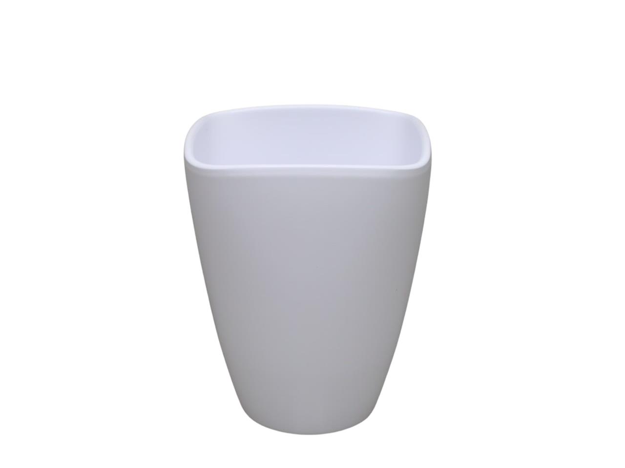 Orchideentopf D12,5H16,5cm Form 407/14 NETTO weiß matt