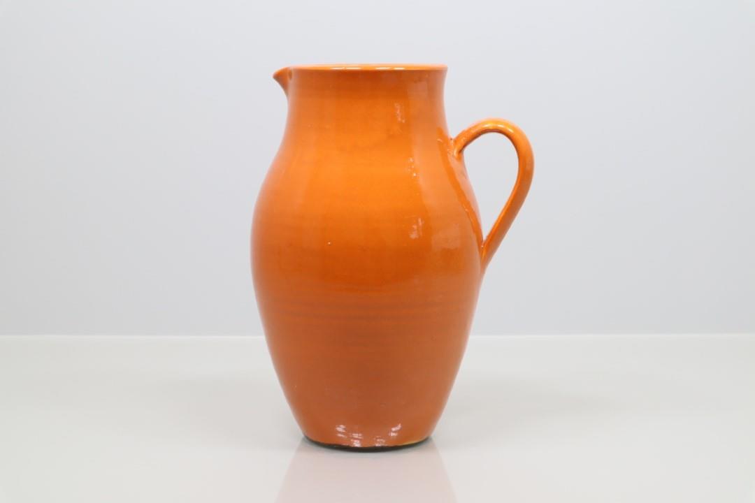Keramikkrug orange-rot H32cm