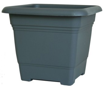 Topf Nora Quadrat 19 cm (für Unters.16 Lara) antra