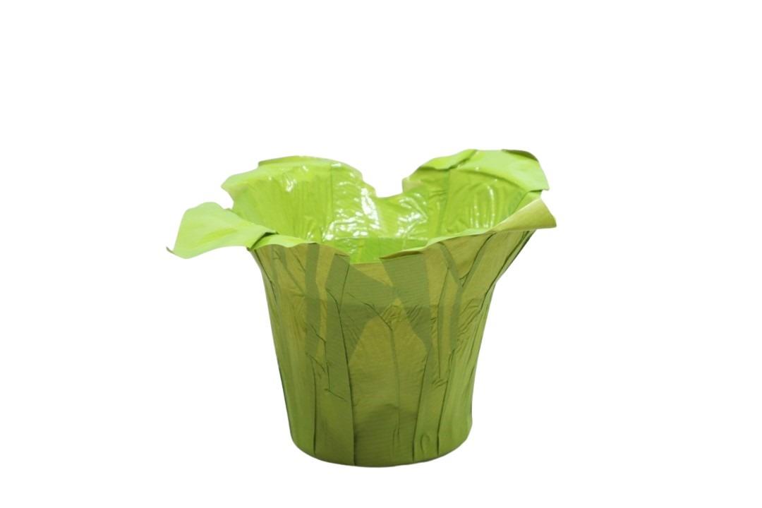 Deco Wraps wasserfest grün D13xH12cm