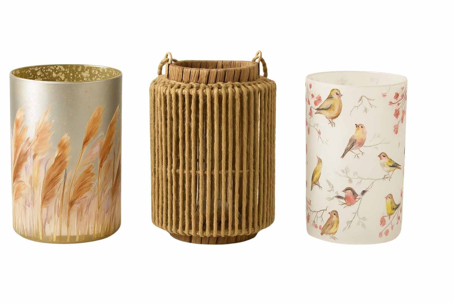 Windlichter, Gefäße & Co