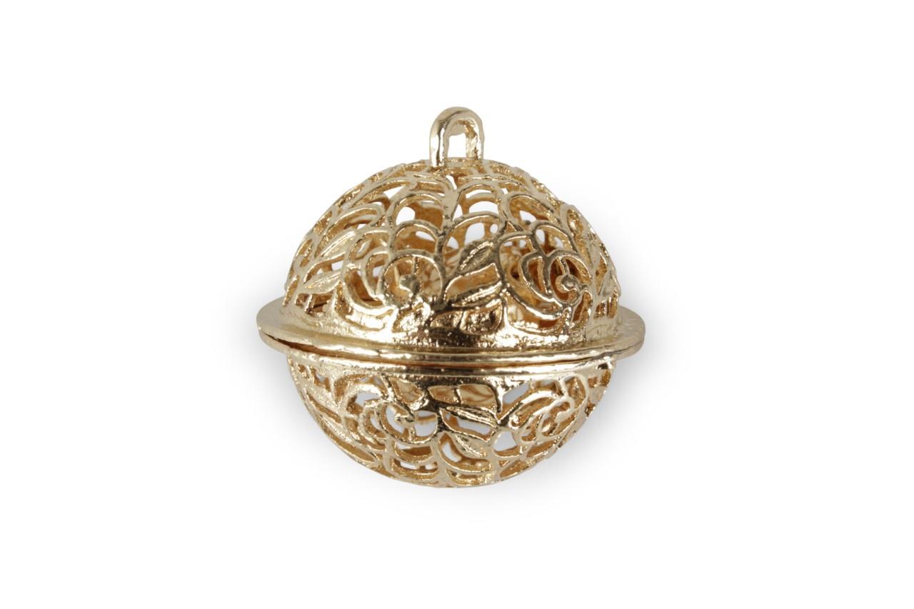 Glocke Metall gold D3,5cm Glocke Metall gold D3,5cm