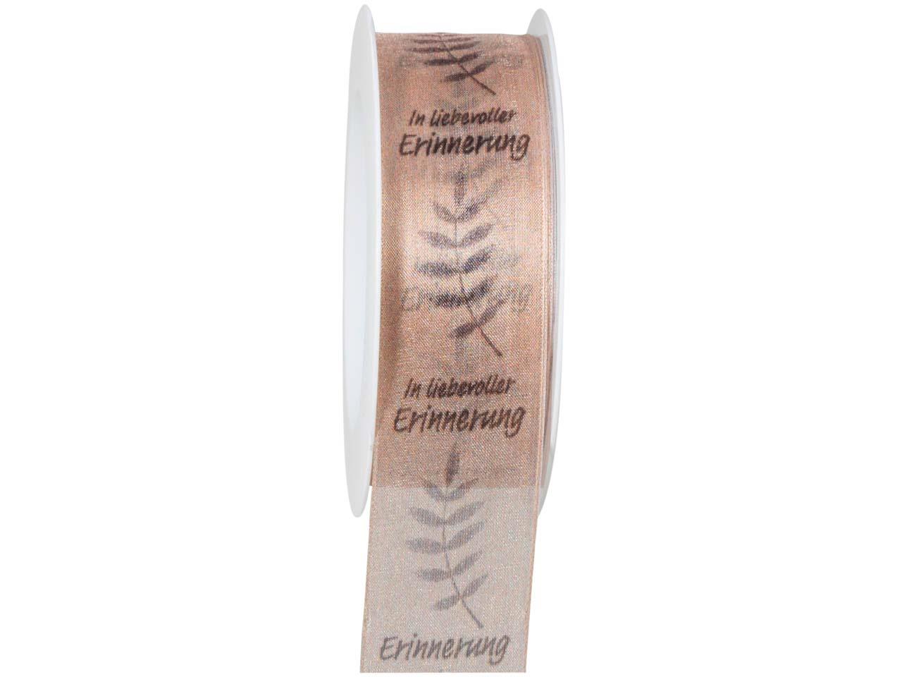 Band Die Erinnerung 40 mm 15 Meter natur 02