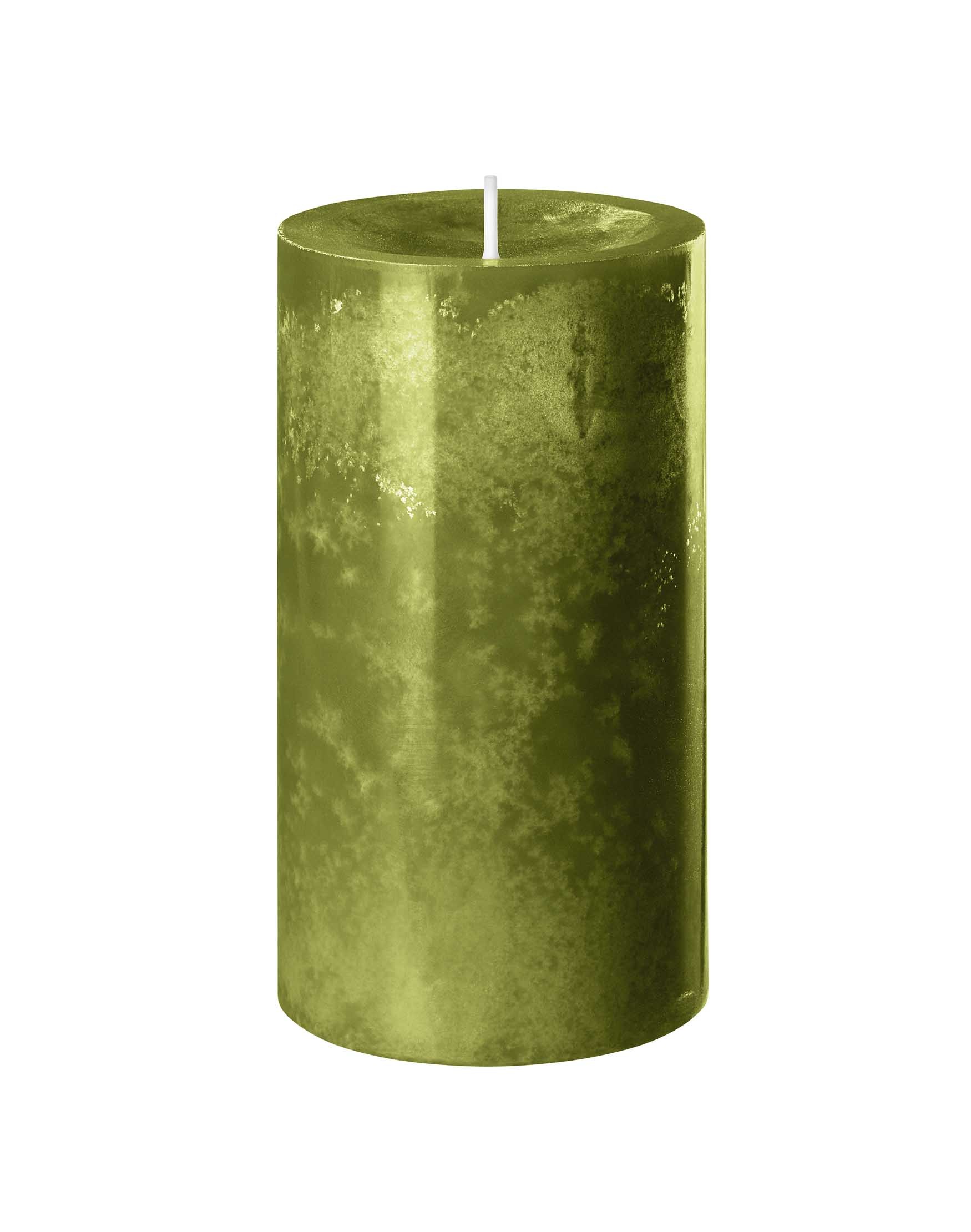 Kerze Trend Safe Candle 130/60mm olive NETTO